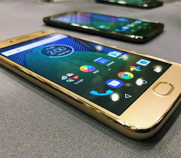 Moto G5 Plus auf dem MWC in Barcelona