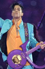 Prince 2007 in der Halbzeit-Show des Super Bowl