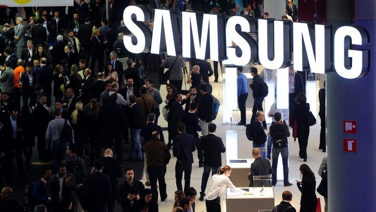 Samsung-Stand auf dem MWC 2016