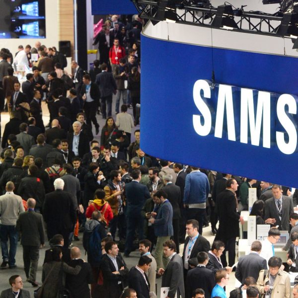 Messestand Samsung auf dem MWC