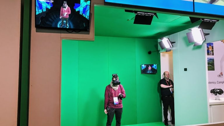 Virtual Reality Booth auf dem MWC 2017