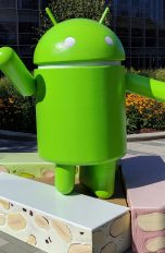 Android Nougat Figur vor Google Hauptquartier