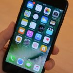 Gro&szlig;aufnahme iPhone Bildschirm