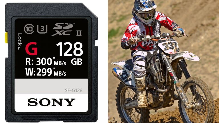SD-Karte Sony und Motocross