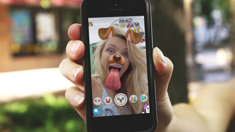 Hundefilter bei Snapchat