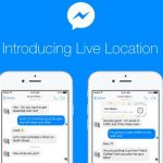 Screenshots von neuer Standort-Funktion auf Smartphone und Facebook