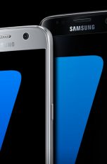 Zwei Farbmodelle des Samsung Galaxy S7