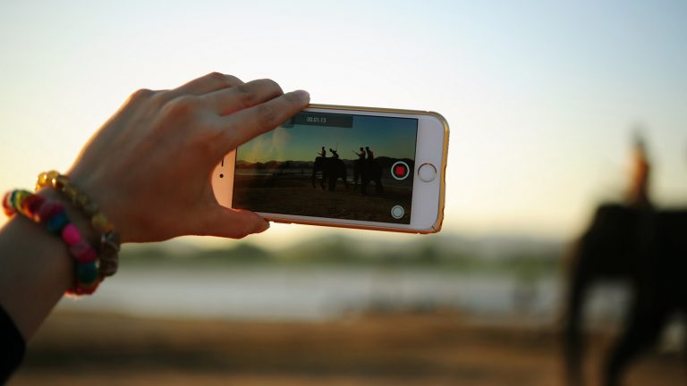 Videodreh mit dem Smartphone f&uuml;r Instagram