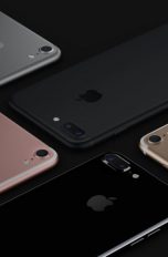 Die fünf Farben des iPhone 7.