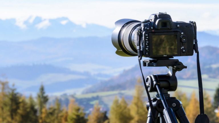 Kameraausrüstung für Landschaftsfotografie
