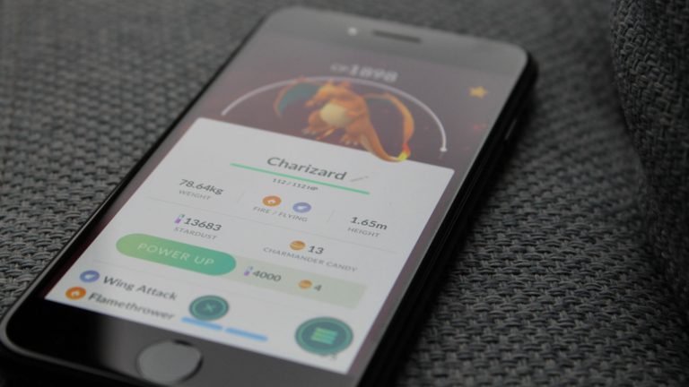 Pok&eacute;mon GO auf dem Smartphone