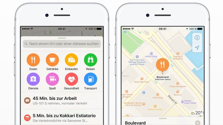 Kartendienst Apple Maps