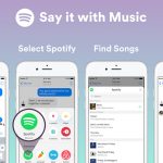 Spotify-Integration &uuml;ber Facebook auf einem Smartphone.