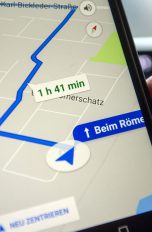 Google Maps auf einem Smartphone