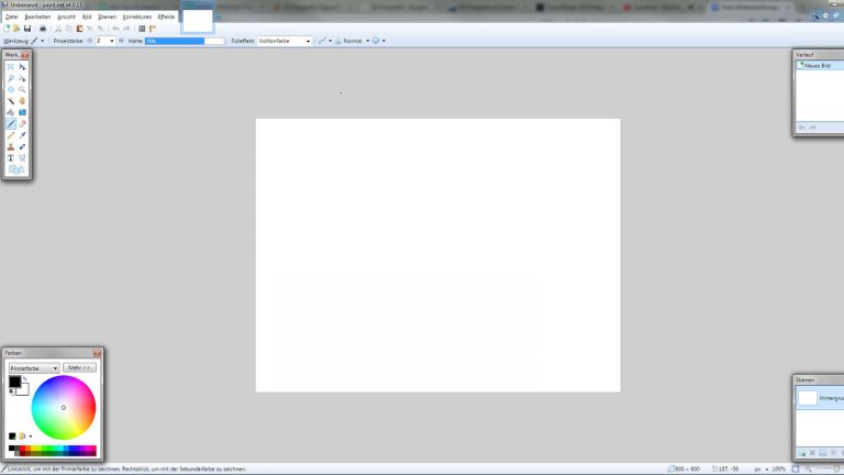 Gratis Bildbearbeitungs-Programme für Windows 10 Paint