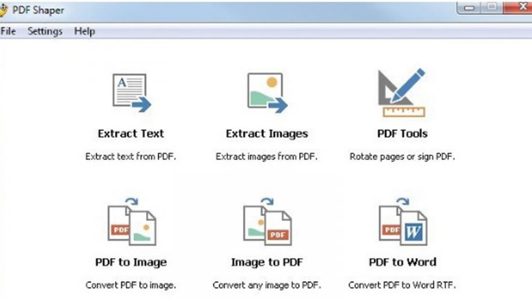 PDFs Windows kostenlose Programme PDF Shaper