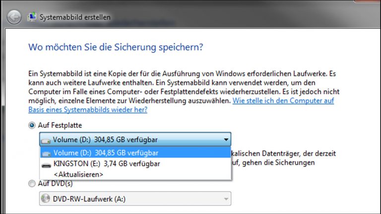 Windows 10: So wechseln Sie zurück zu Windows 7 oder 8.1 Sicherheitskopie