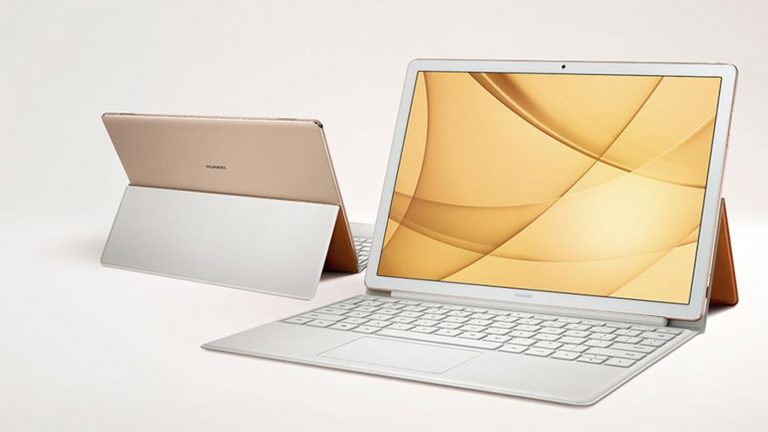 Huawei MateBook E von vorn und hinten