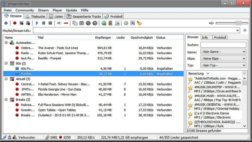 aufnehmen so klappt es UPDATED