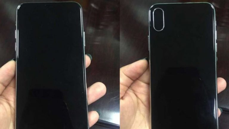 Hand h&auml;lt angebliches iPhone 8