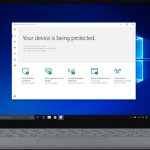 Laptop mit Windows 10