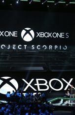 Eine Pr&auml;sentation der Xbox Scorpio.