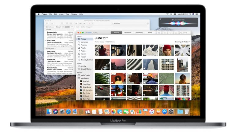 MacBook Pro mit MacOS High Sierra