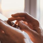 Fingerabdrucksensor Smartphone-Display