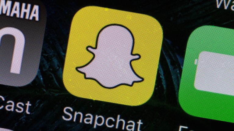 Snapchat Icon auf Smartphone