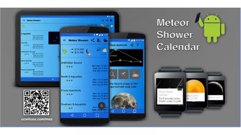 sternbilder-apps Meteor Shower Calender
