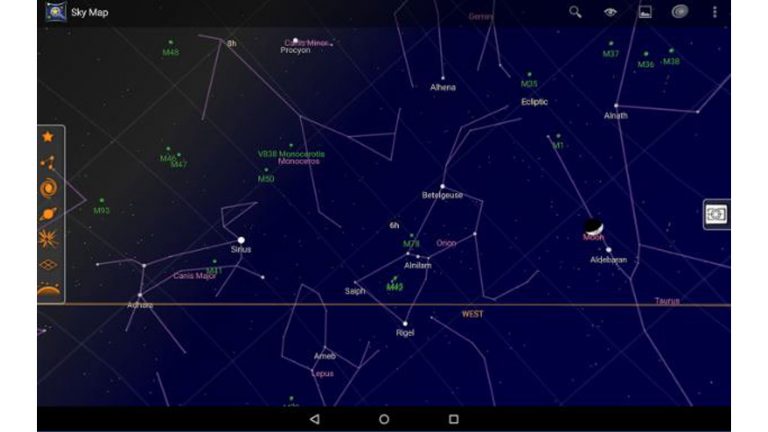Sternbilder-Apps Sky Map