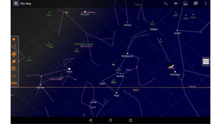 Sternbilder-Apps Sky Map Sternbilder-Apps Sky Map