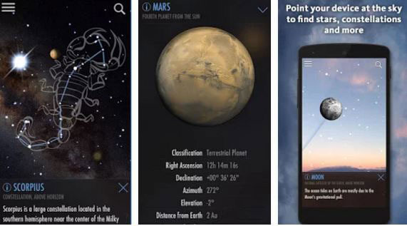 Sternbilder-Apps SkyView Sternbilder-Apps SkyView