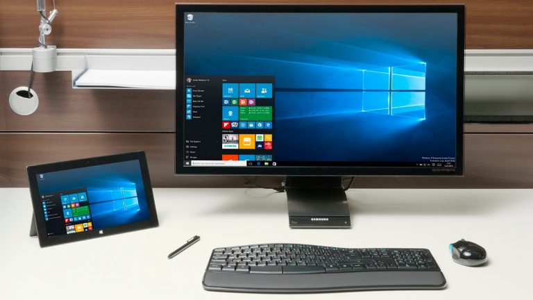 PC und Tablet mit Windows 10