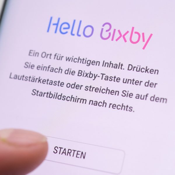 Der digitale Assistent Bixby auf dem Samsung Galaxy S8
