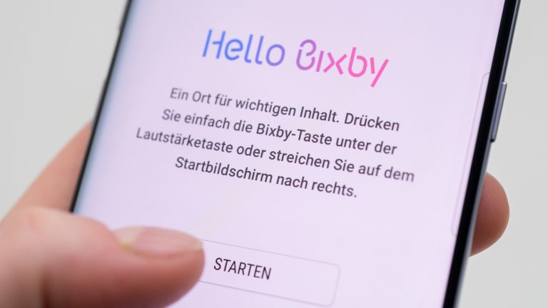 Der digitale Assistent Bixby auf dem Samsung Galaxy S8