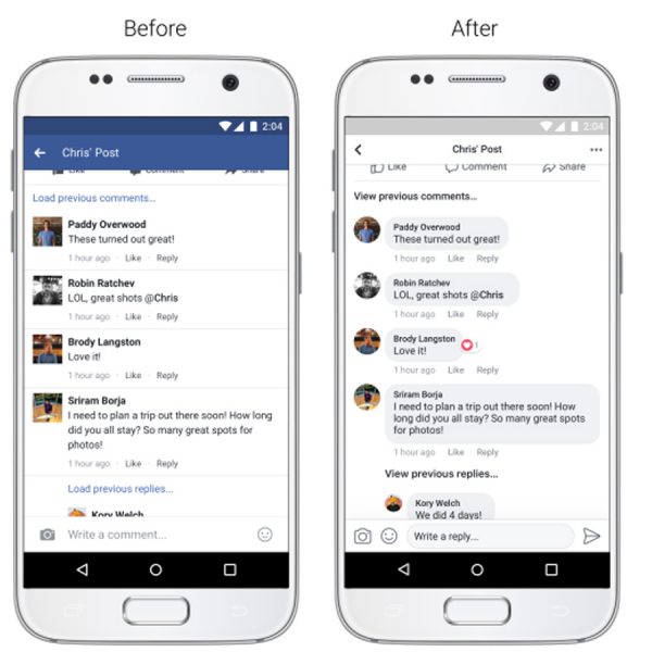 Facebook Design Update