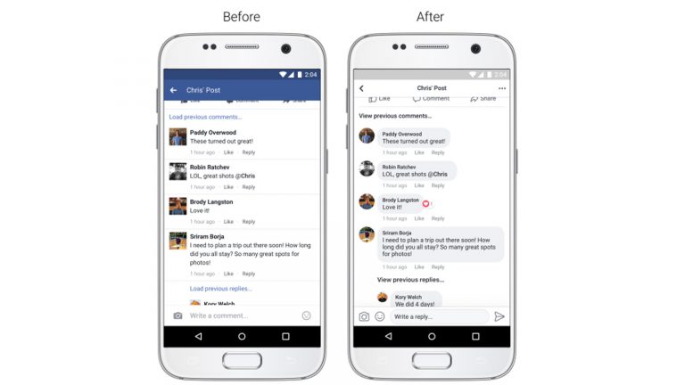 Facebook Design Update