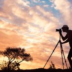Fotografieren im Sonnenuntergang