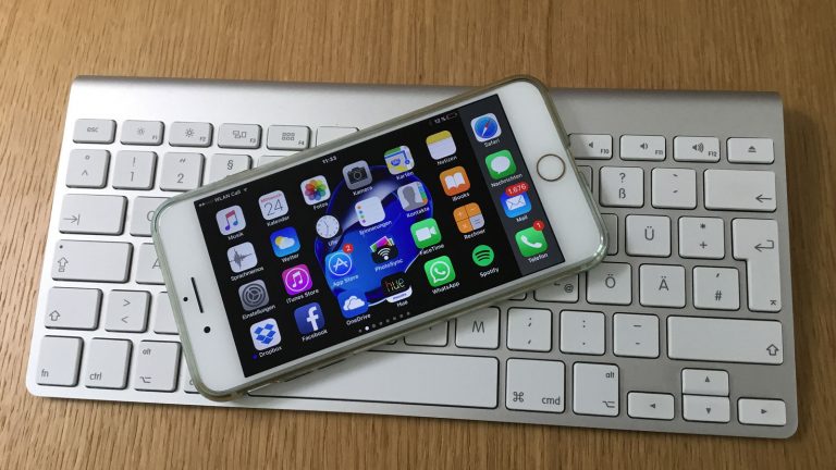 iPhone mit Apple Tastatur verknüpfen