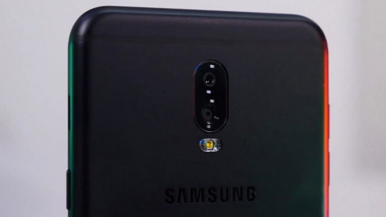 So soll die Rückseite des Samsung Galaxy J7+ aussehen.