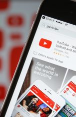 Die YouTube-Smartphone-App