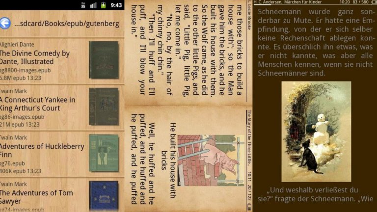 E-Books auf Android-Gerät lesen mit Cool Reader App