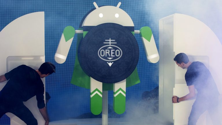 Eine Android 8.0 Oreo Figur