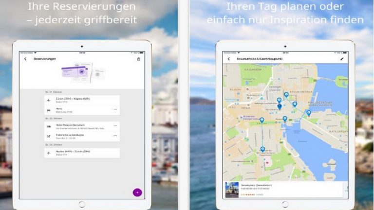 Die App "Google Trips"