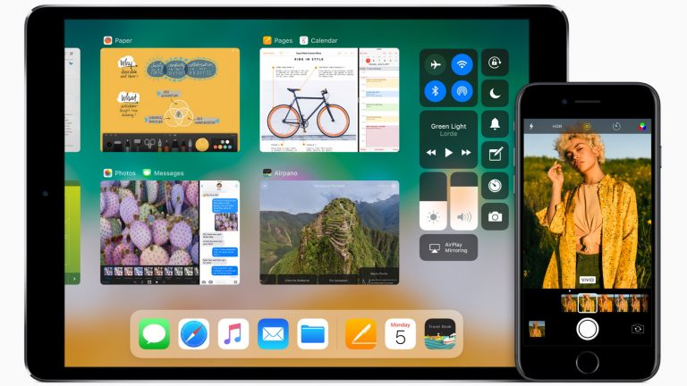 iPad und iPhone mit iOS 11