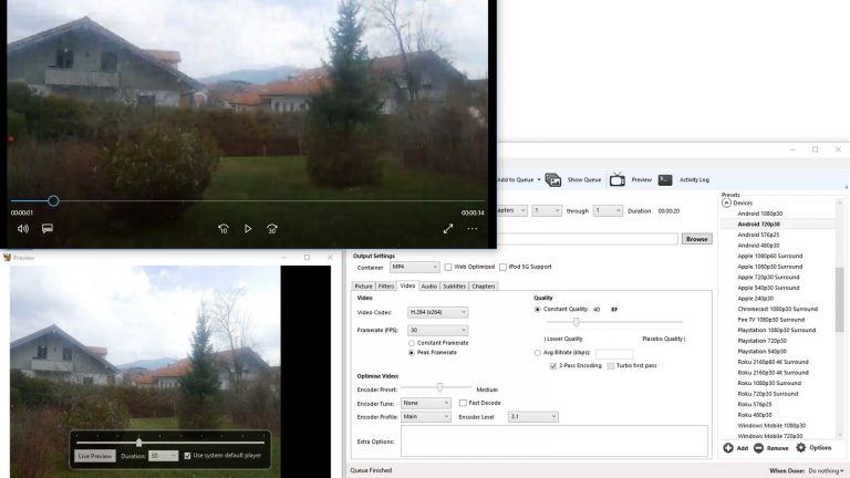 Video konvertieren Bildqualität Bilderqualität einstellen