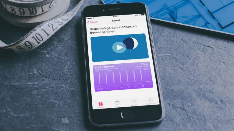 Apple Health App Schlafrhythmus analysieren