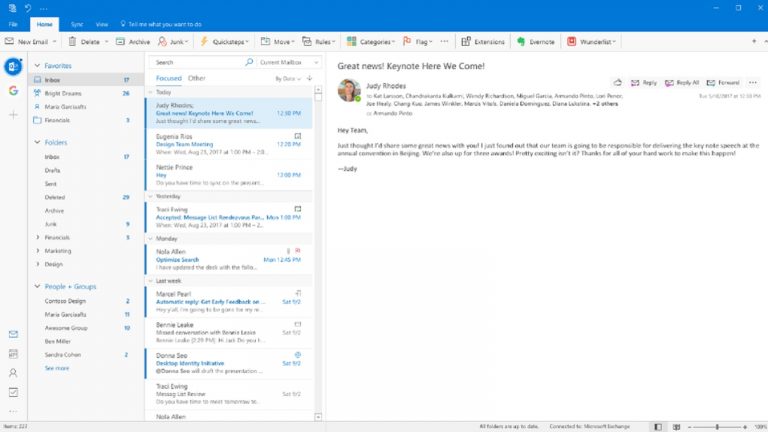 E-Mail-Programm von Outlook