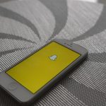 Snapchat App auf Smartphone